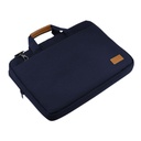 SLOTEN - Santhome® 15" Laptop Bag - Navy Blue/Tan