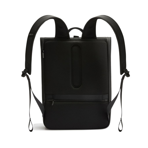  Urban Water Resistant Flap-top Backpack - Black