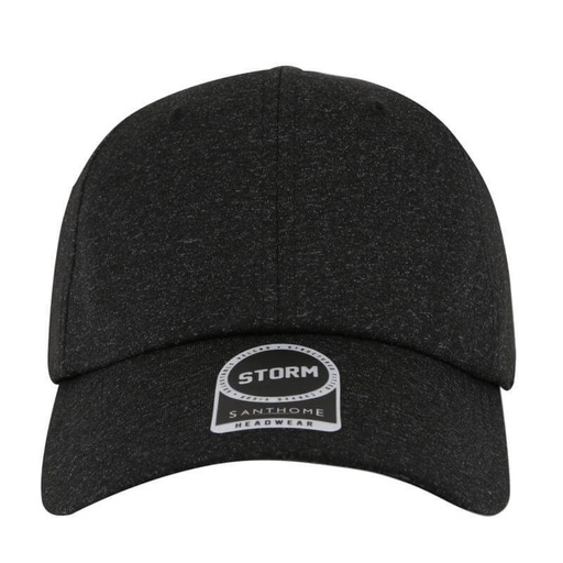 STORM - Santhome Textured 6-panel Cap - Black