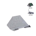 STANDIE - Giftology RPET 2-in-1 Laptop and Phone Stand - Grey