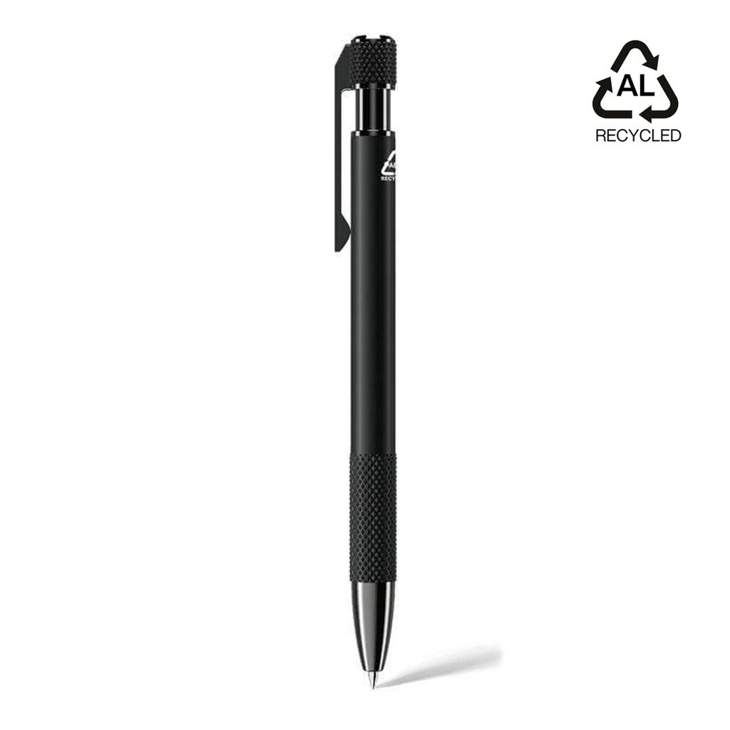 PILA - Recycled Aluminium Ballpoint Pen - Black