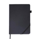 [NBSN 5344] FAROE - Santhome A5 PU Hard Cover Notebook with Pen Loop - Black