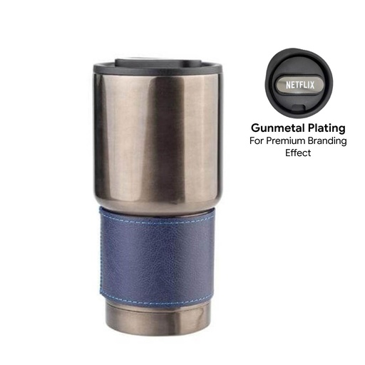 [DWHL 3262] BOLIN - Hans Larsen Insulated Tumbler with Grip Sleeve 530ml - Blue