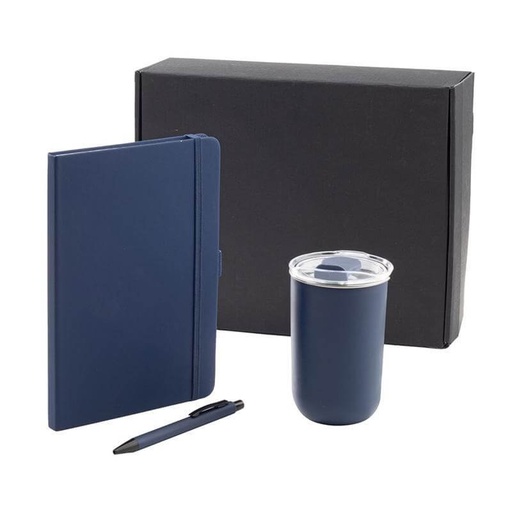 [GSGL 9600] HEVIZ - Giftology Set of Tumbler, A5 Notebook and Pen - Navy Blue