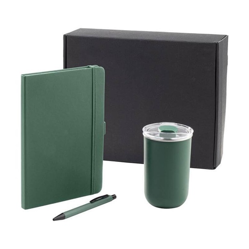 [GSGL 9601] HEVIZ - Giftology Set of Tumbler, A5 Notebook and Pen - Green